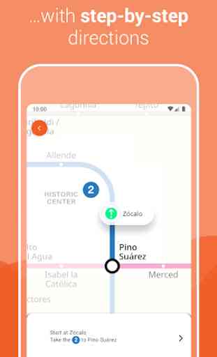 Mexico City Metro - map and route planner 4