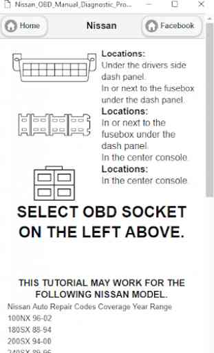 OBD 1 Codes Offline 2
