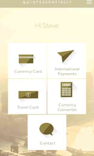 Quintessentially Currency Card 1