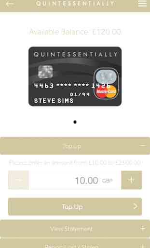 Quintessentially Currency Card 3
