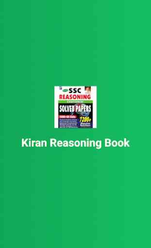 Reasoning Book Hindi(Kiran Reasoning Book)in Hindi 1