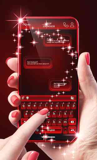 Red Keyboard For Android - Pro Version 1