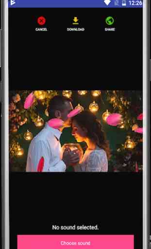Romantic effects, photo video maker with music 2