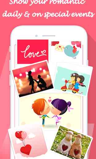 Romantische Grußkarte: Liebeskarte 1
