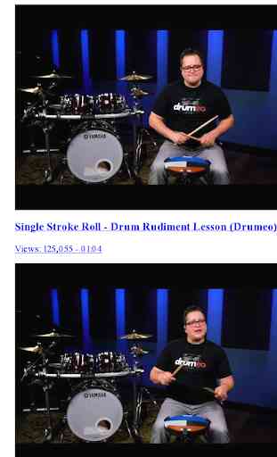 Schlagzeug-Unterricht 1