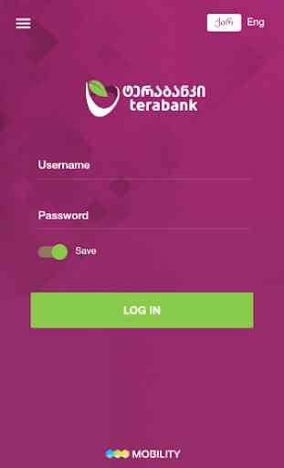 Terabank mBank - Mobile Banking 1