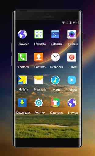 Theme for Galaxy S Duos HD launcher 2
