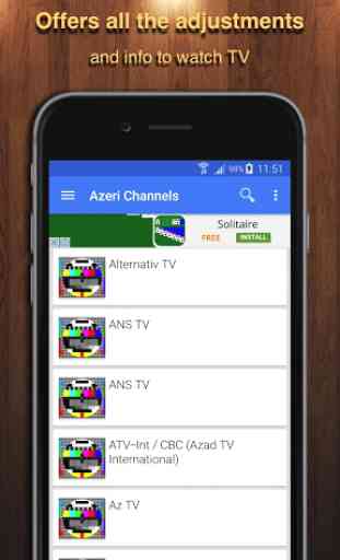 TV Aserbaidschan Kanaldaten 1
