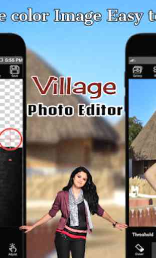 Village Cut Paste Photo Editor 1