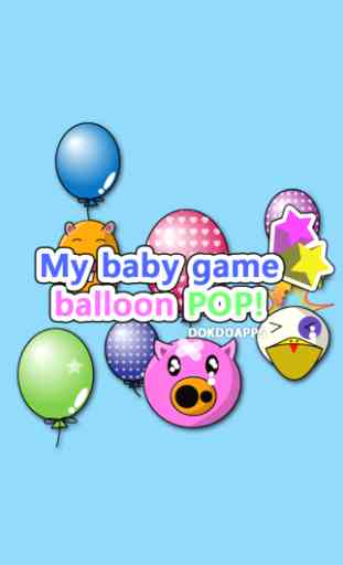 Mein Baby Spiel Balloon Pop! 3