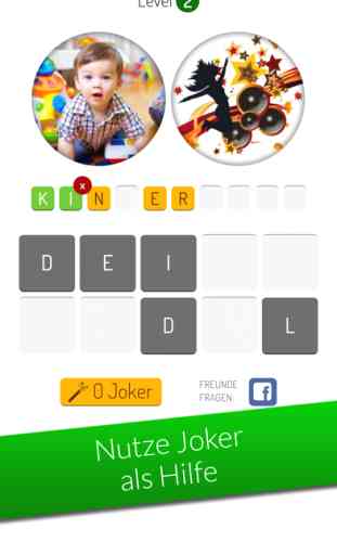 2 Bilder Wortspiele (leicht) - Kostenlos & lustig: Die bekannte Rätsel und Puzzle Quiz Spiele App von SpielAffe 4
