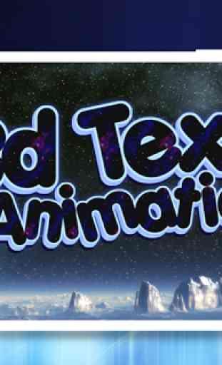 3D Text Animator - Intro Maker, Logo Animation 4