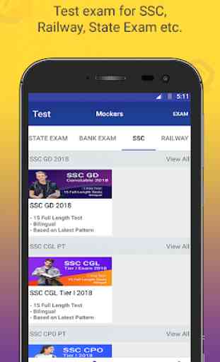 Free Mock Test , SSC, Railway, Bank - Mockers 2