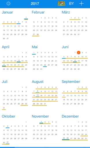 x-Kalender: Ferien & Feiertage 1
