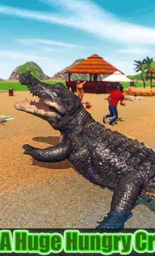 Krokodil-Simulator: Angriff auf Strand und Stadt 2