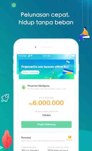 PinjamanGo -  Pinjaman Uang Tunai Rupiah Online 2