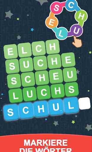 Wortsuche Spiel auf Deutsch 1