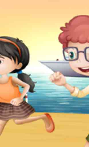 Aktiv! Hafen-Spiel mit Boot und Schiff für Kleinkind-er zum Lernen für Kind-ergarten und Vor-schule 2
