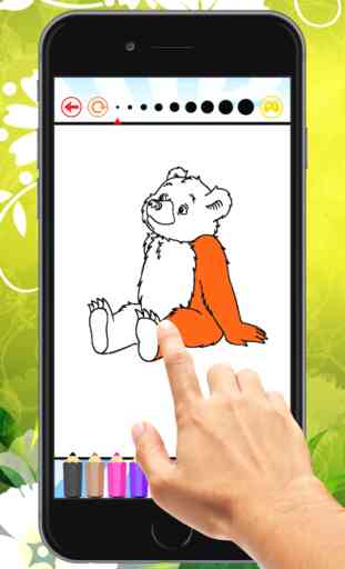 Panda-Bär Malbuch: Lernen Sie einen Panda, Koala und Eisbär auf Farbe 1