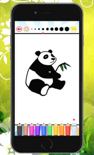 Panda-Bär Malbuch: Lernen Sie einen Panda, Koala und Eisbär auf Farbe 2