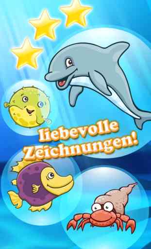 Meerestiere Puzzle Spiele mit Fischen und Tieren 4