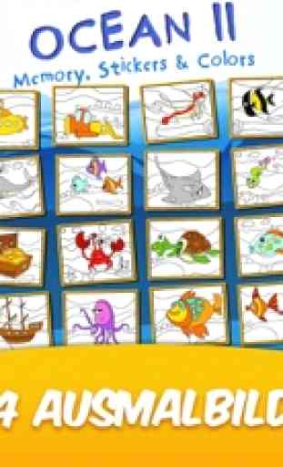 Ozean 2: Spiele für kinder & Malen ab 3+ Gratis 2