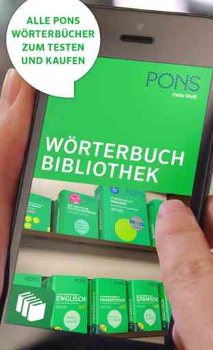 PONS Wörterbuch Bibliothek 1