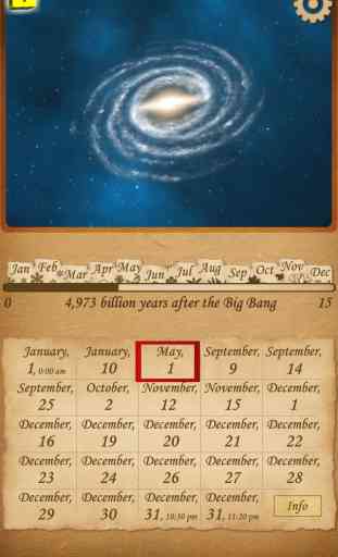 Science - Universe Evolution 3D. Astronomie Kalender Sonnensystem. Cosmic Welt der Sterne, Planeten und Galaxien 2