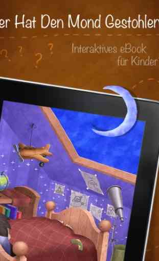 Wer Hat Den Mond Gestohlen? - kostenlose version - Interaktives eBook für Kinder 1