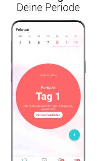 Menstruations-Kalender & Zykluskalender app Flo 2