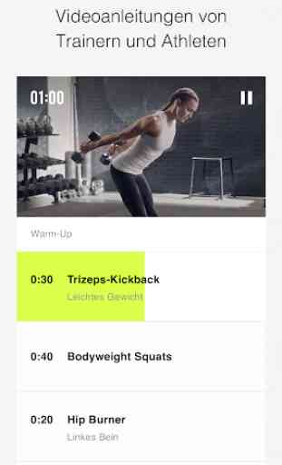 Nike Training Club – Workouts und Fitnesspläne 1
