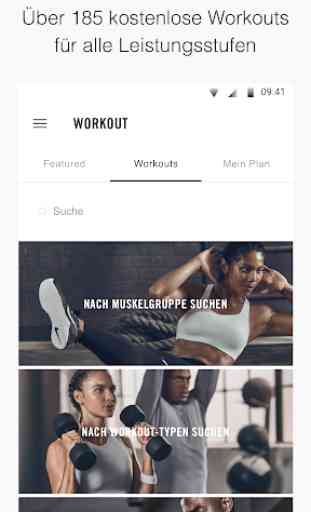 Nike Training Club – Workouts und Fitnesspläne 2