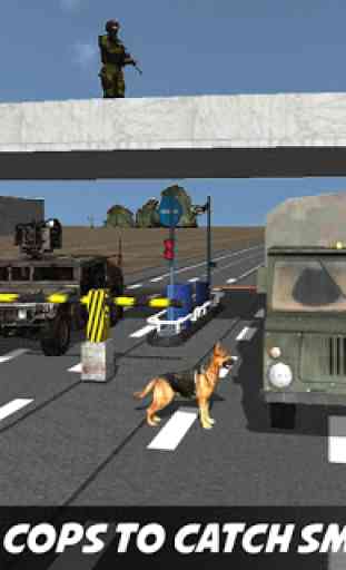 Border Patrol Sniffer Dog: Kommando Armee Hund Sim 1