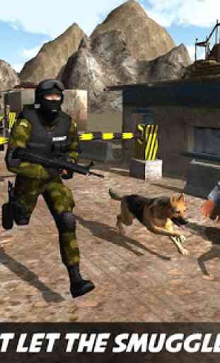 Border Patrol Sniffer Dog: Kommando Armee Hund Sim 3