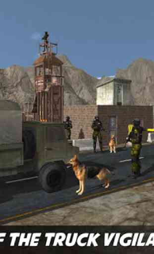Border Patrol Sniffer Dog: Kommando Armee Hund Sim 4