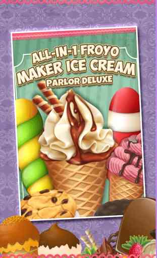 Ein All-in-1 Froyo Maker Eissalon - Deluxe Joghurt Dessert Creator 1