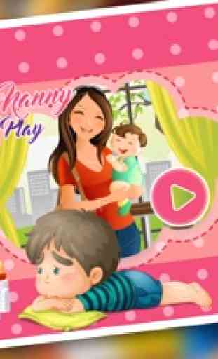Babysitter Nanny Pflege & Play - Hilfe die Au-pair in Babysitter Mamas kleines Baby 3