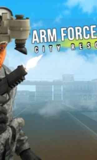 Arm Force töten Verbrecher - City Rescue Mission 1