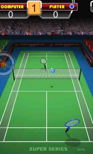 Badminton-Spiel-3D 4