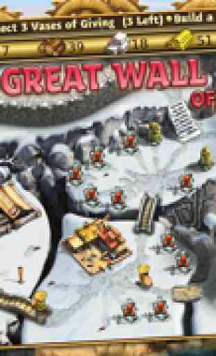 Bau der Großen Mauer in China 2