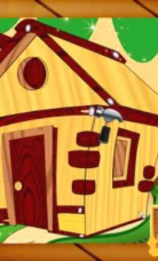 Bauen Sie ein Vogelhaus - einen Baumhaus für kleine Heimtier & dekorieren 3