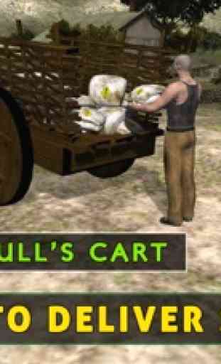Stier Wagen Landwirtschafts -Simulator - Ochse Reiten oder Rennsimulation Spiel 4