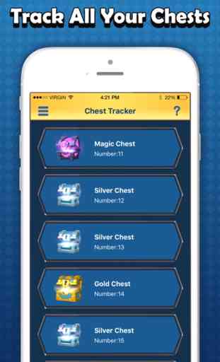 Chest Tracker for Clash Royale - Track Chest Cycle 1