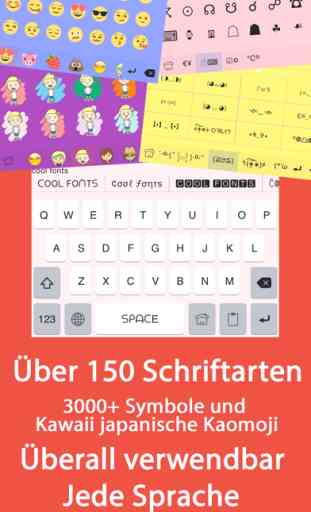 Color Fonts Tastatur ∞ Tastaturen mit coolen Schriftarten Emojis & Symbolen für das iPhone 1