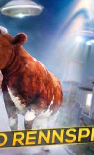Lustige Kuh Spiel 3D . Bauernhof Kostenlose Spiele 1