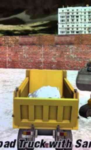 Extreme Schnee Bagger Traktor Simulator 3D Spiel - Schwere Dump Truck und Loader-Maschine 3