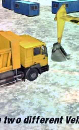 Extreme Schnee Bagger Traktor Simulator 3D Spiel - Schwere Dump Truck und Loader-Maschine 4