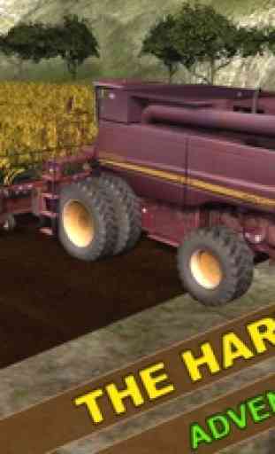 Bauernhof Mähdrescher-Simulator - Landwirtschaft Traktor fahren und LKW-Simulator-Spiel 3
