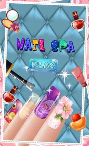 Mode Nail Salon Und Beauty Spa Spiele Für Mädchen - Prinzessin Maniküre Umarbeitung Gestaltung Und Verkleiden Sich 1