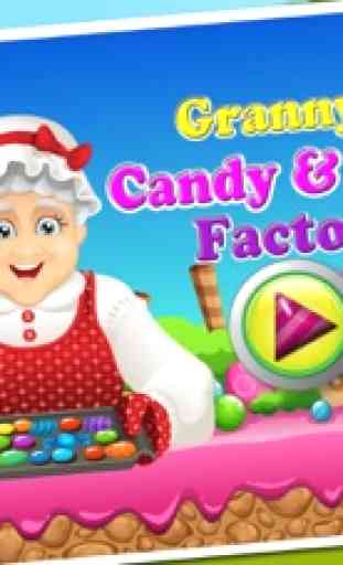 Omas Süßigkeiten & Kaugummi -Fabrik Simulator - Erfahren Sie, wie süße Süßigkeiten & klebrigen Kaugummi in Süßigkeiten -Fabrik machen 1